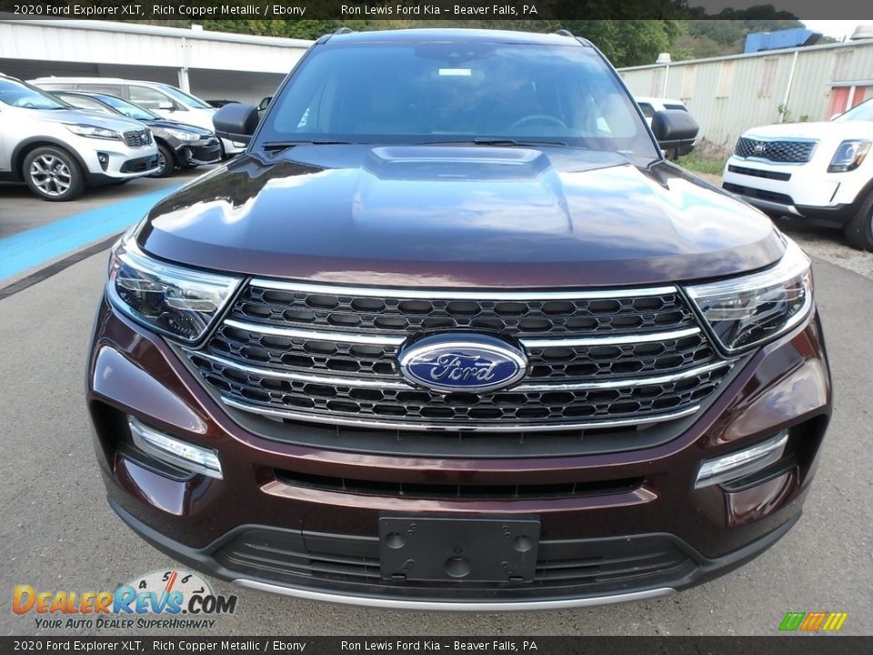 2020 Ford Explorer XLT Rich Copper Metallic / Ebony Photo #8