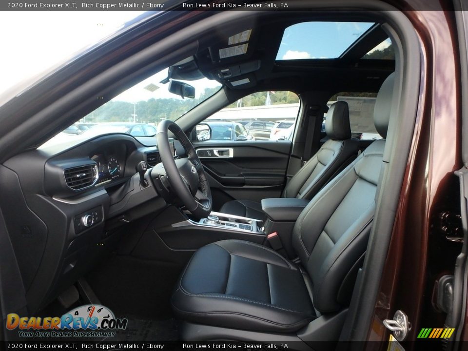 Front Seat of 2020 Ford Explorer XLT Photo #14