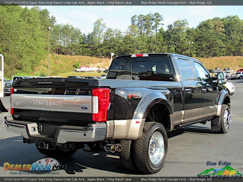 2019 Ford F450 Super Duty King Ranch Crew Cab 4x4 Agate Black / King Ranch Java Photo #5