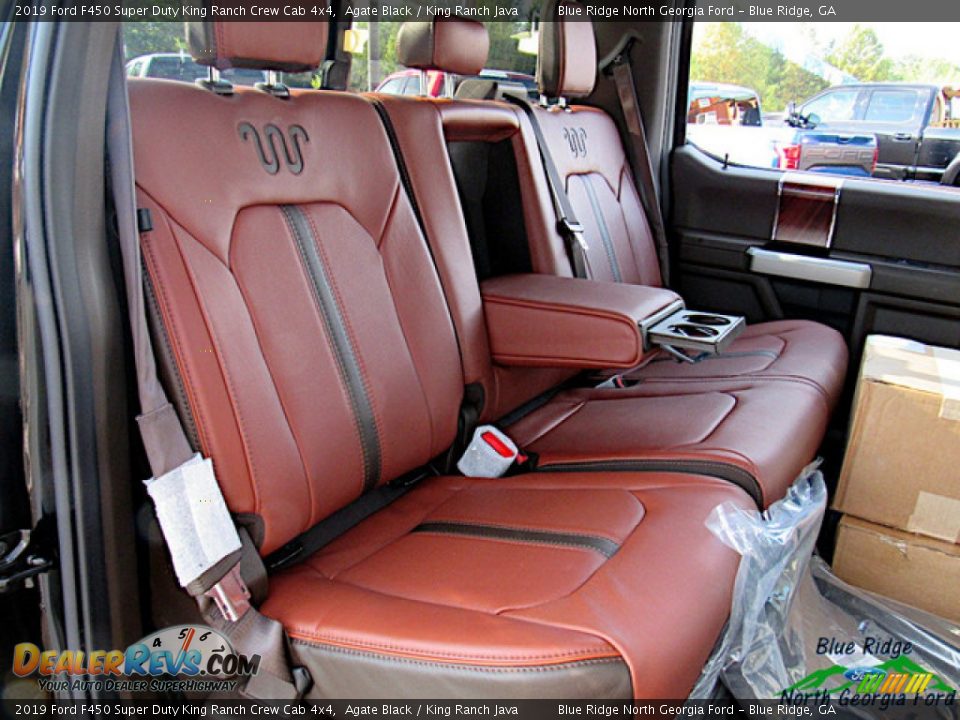 2019 Ford F450 Super Duty King Ranch Crew Cab 4x4 Agate Black / King Ranch Java Photo #12