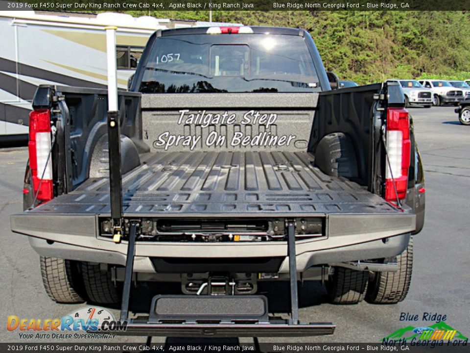 2019 Ford F450 Super Duty King Ranch Crew Cab 4x4 Agate Black / King Ranch Java Photo #13