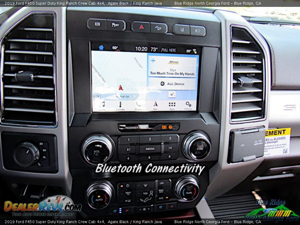 2019 Ford F450 Super Duty King Ranch Crew Cab 4x4 Agate Black / King Ranch Java Photo #18