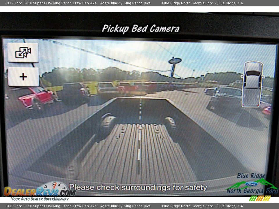 2019 Ford F450 Super Duty King Ranch Crew Cab 4x4 Agate Black / King Ranch Java Photo #22