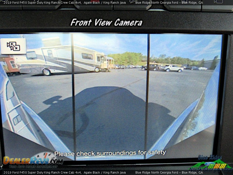 2019 Ford F450 Super Duty King Ranch Crew Cab 4x4 Agate Black / King Ranch Java Photo #24