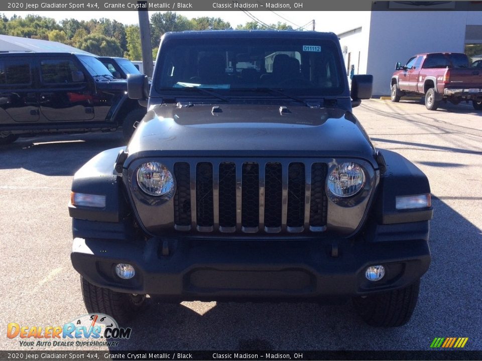 2020 Jeep Gladiator Sport 4x4 Granite Crystal Metallic / Black Photo #4