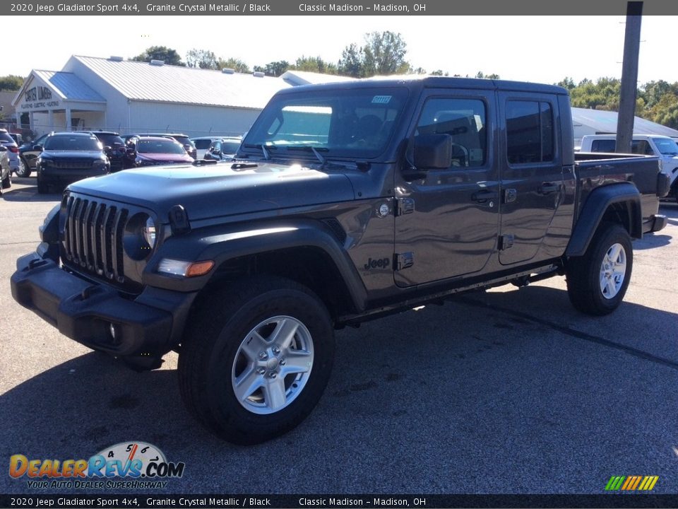 2020 Jeep Gladiator Sport 4x4 Granite Crystal Metallic / Black Photo #5