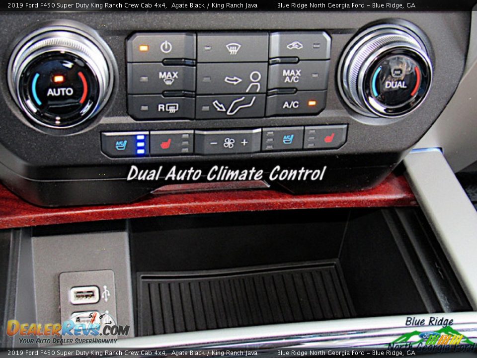 2019 Ford F450 Super Duty King Ranch Crew Cab 4x4 Agate Black / King Ranch Java Photo #25