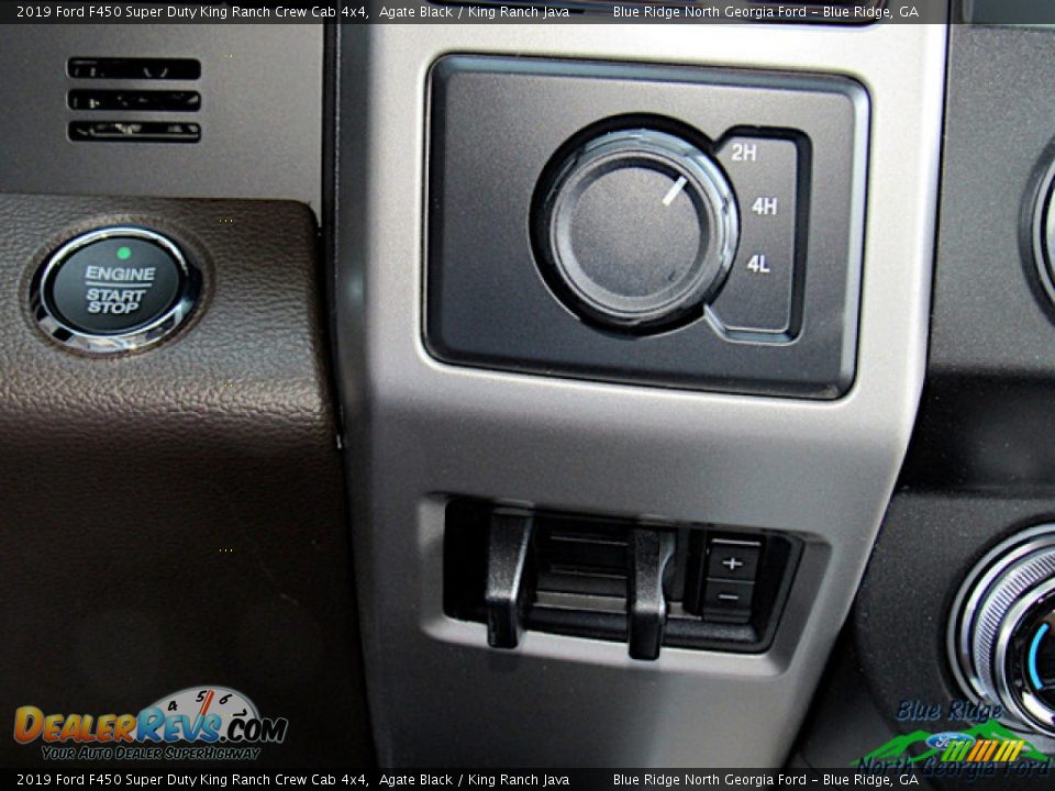 2019 Ford F450 Super Duty King Ranch Crew Cab 4x4 Agate Black / King Ranch Java Photo #26