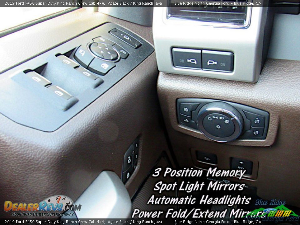 2019 Ford F450 Super Duty King Ranch Crew Cab 4x4 Agate Black / King Ranch Java Photo #27