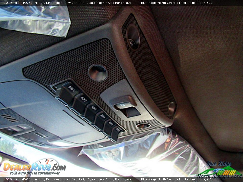 2019 Ford F450 Super Duty King Ranch Crew Cab 4x4 Agate Black / King Ranch Java Photo #28
