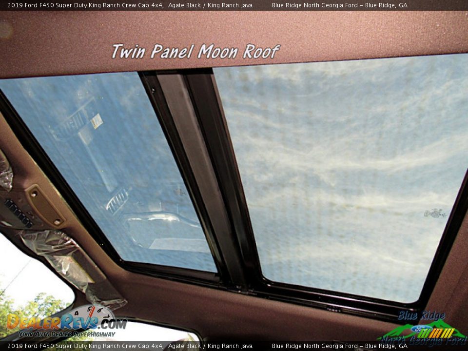 2019 Ford F450 Super Duty King Ranch Crew Cab 4x4 Agate Black / King Ranch Java Photo #29