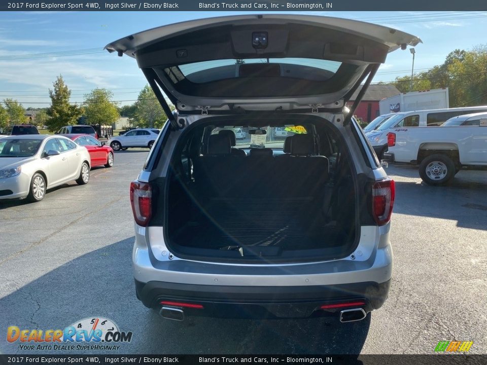 2017 Ford Explorer Sport 4WD Ingot Silver / Ebony Black Photo #9
