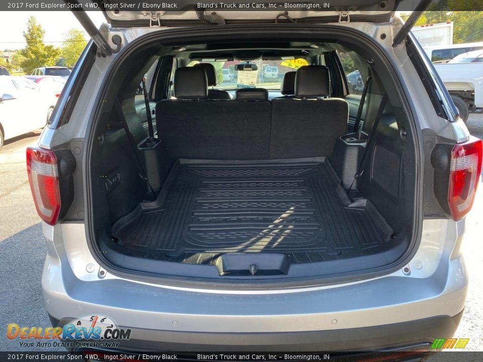 2017 Ford Explorer Sport 4WD Ingot Silver / Ebony Black Photo #10