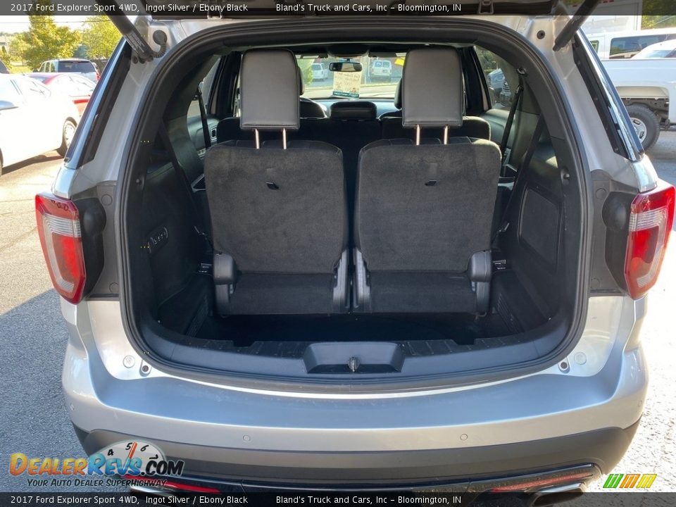 2017 Ford Explorer Sport 4WD Ingot Silver / Ebony Black Photo #11
