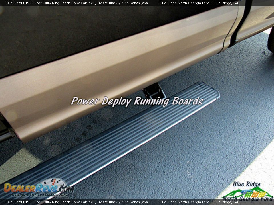 2019 Ford F450 Super Duty King Ranch Crew Cab 4x4 Agate Black / King Ranch Java Photo #32