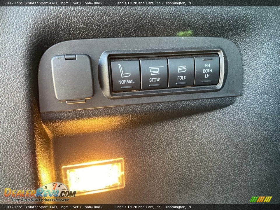 2017 Ford Explorer Sport 4WD Ingot Silver / Ebony Black Photo #12