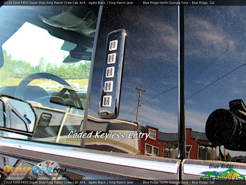2019 Ford F450 Super Duty King Ranch Crew Cab 4x4 Agate Black / King Ranch Java Photo #33