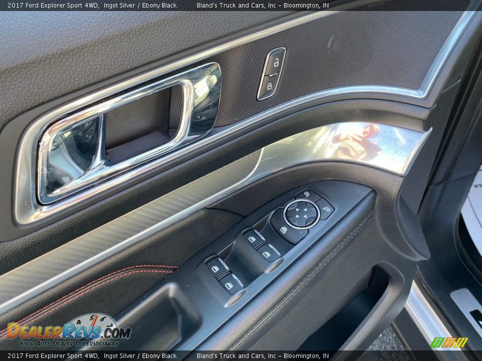 2017 Ford Explorer Sport 4WD Ingot Silver / Ebony Black Photo #14