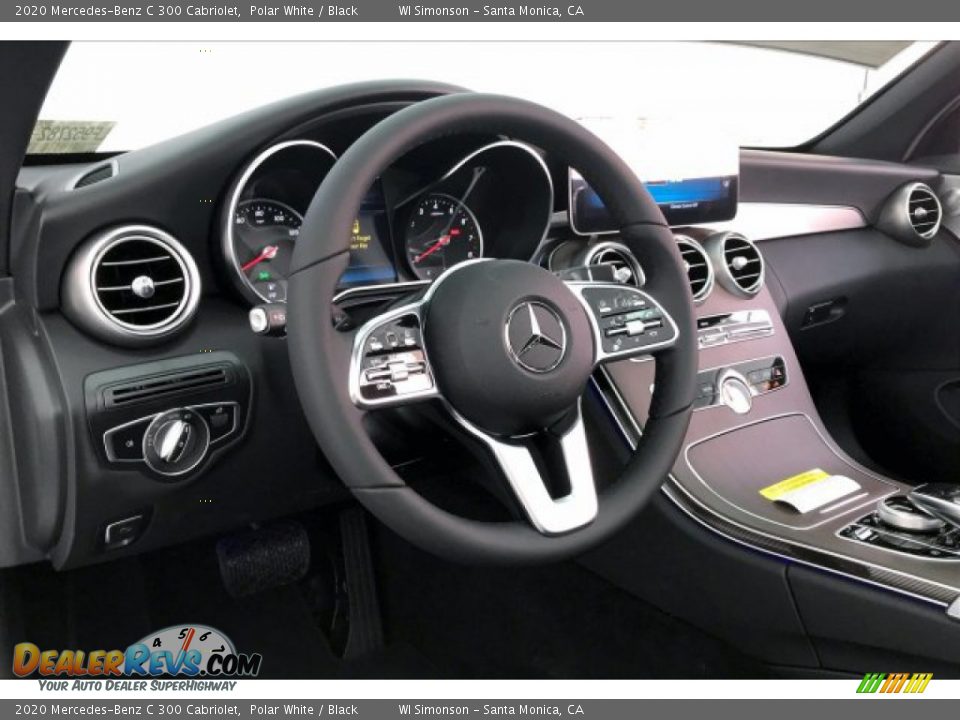 2020 Mercedes-Benz C 300 Cabriolet Polar White / Black Photo #4