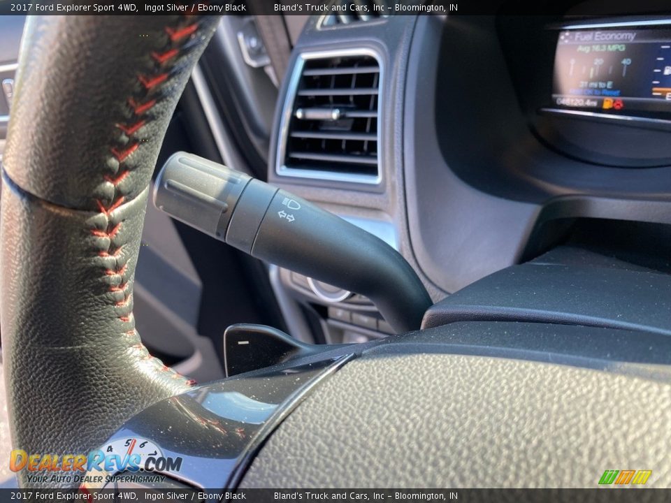 2017 Ford Explorer Sport 4WD Ingot Silver / Ebony Black Photo #21