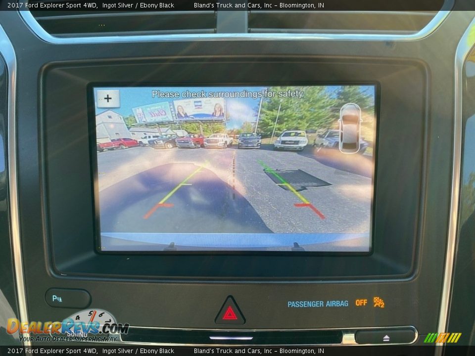 2017 Ford Explorer Sport 4WD Ingot Silver / Ebony Black Photo #27