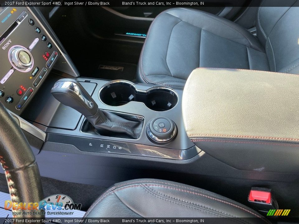 2017 Ford Explorer Sport 4WD Ingot Silver / Ebony Black Photo #28