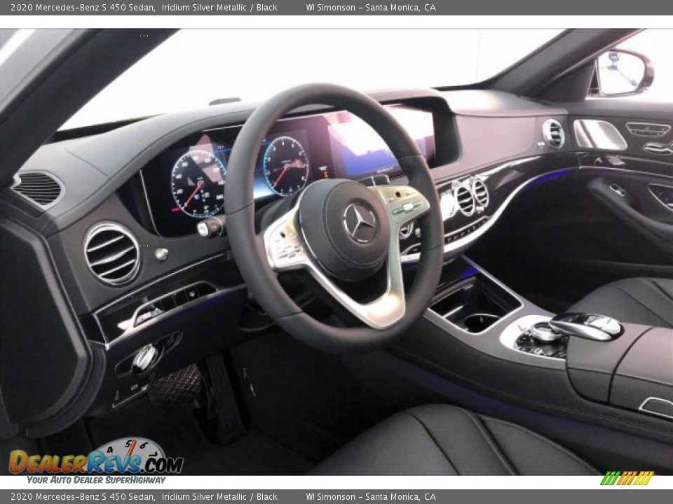 2020 Mercedes-Benz S 450 Sedan Iridium Silver Metallic / Black Photo #4