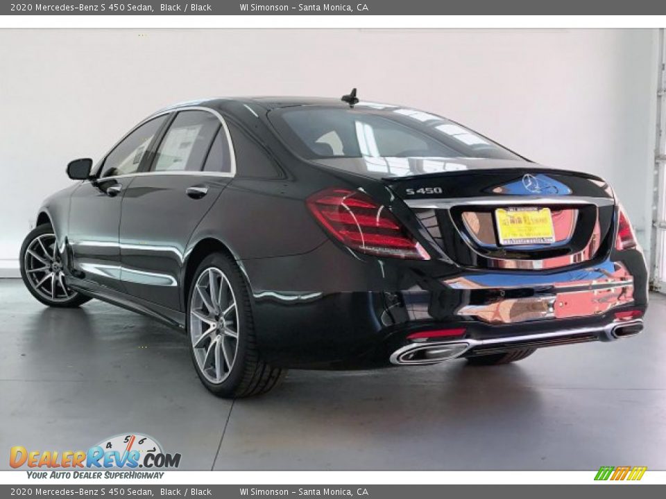 2020 Mercedes-Benz S 450 Sedan Black / Black Photo #2