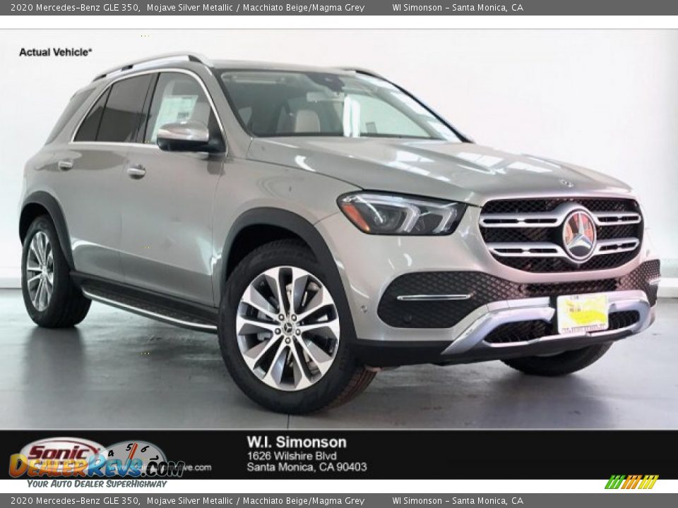 2020 Mercedes-Benz GLE 350 Mojave Silver Metallic / Macchiato Beige/Magma Grey Photo #1
