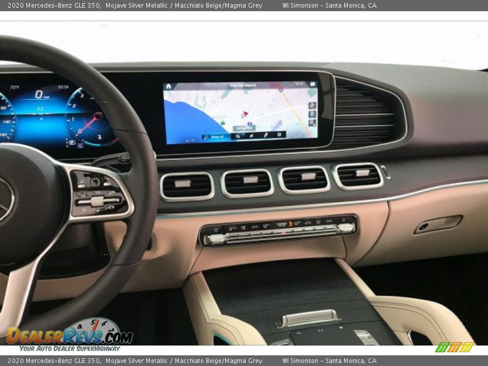 2020 Mercedes-Benz GLE 350 Mojave Silver Metallic / Macchiato Beige/Magma Grey Photo #6