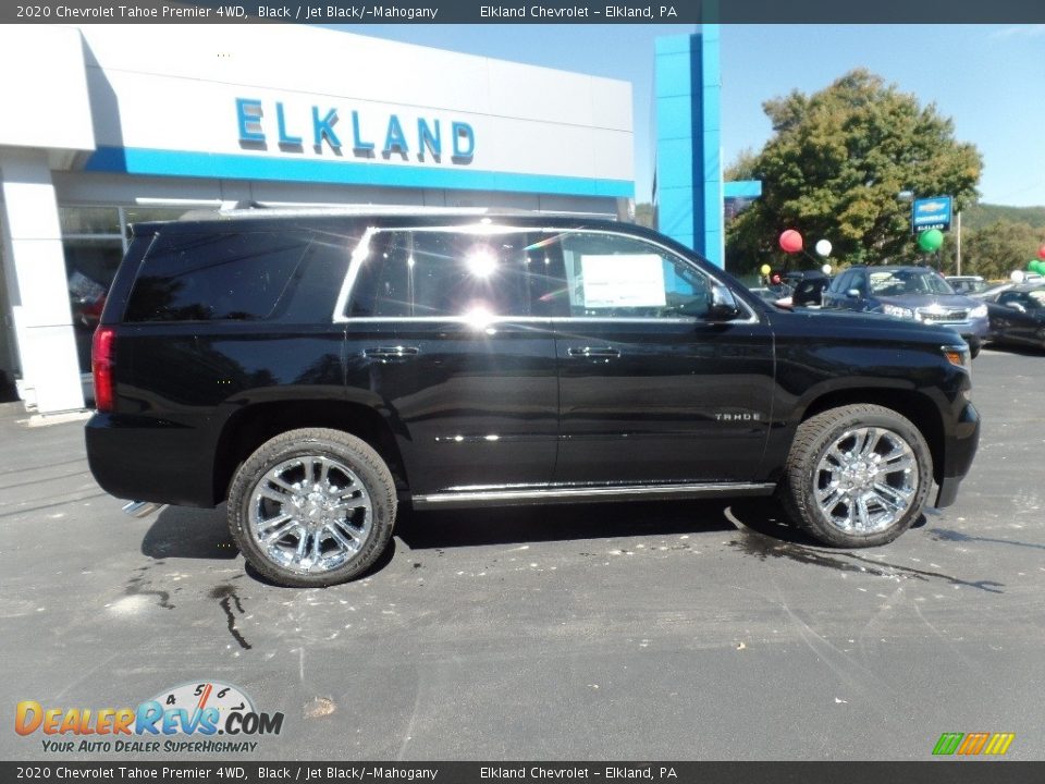 2020 Chevrolet Tahoe Premier 4WD Black / Jet Black/­Mahogany Photo #12
