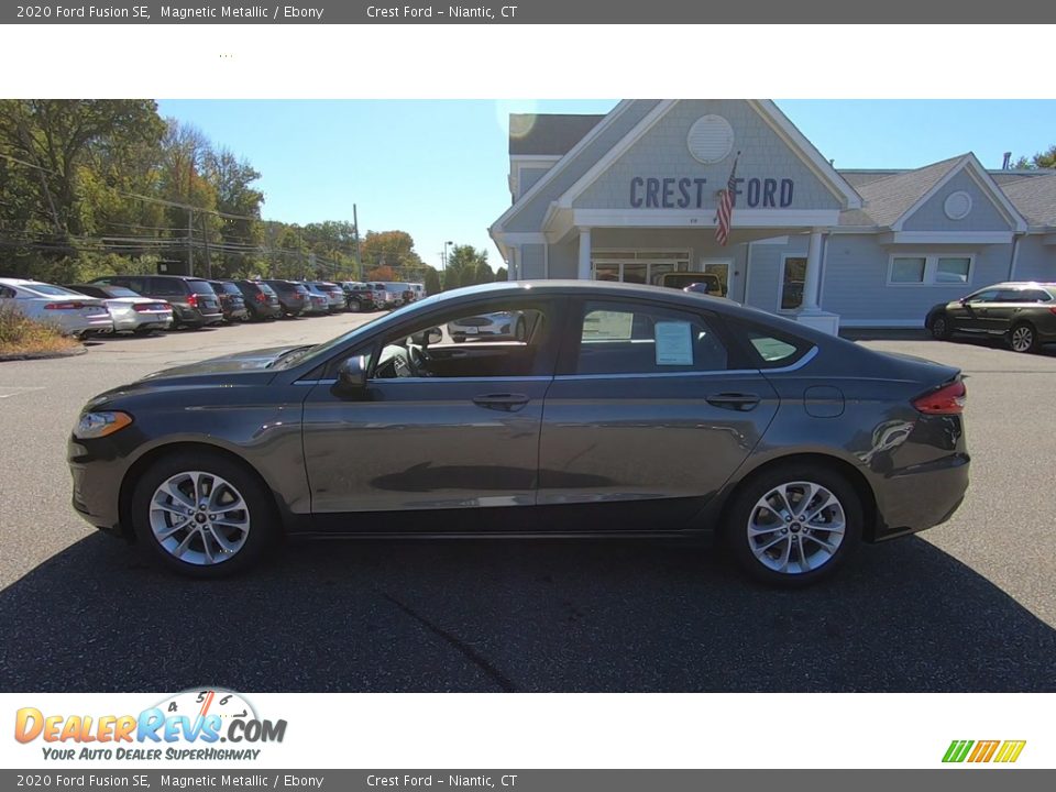 2020 Ford Fusion SE Magnetic Metallic / Ebony Photo #4
