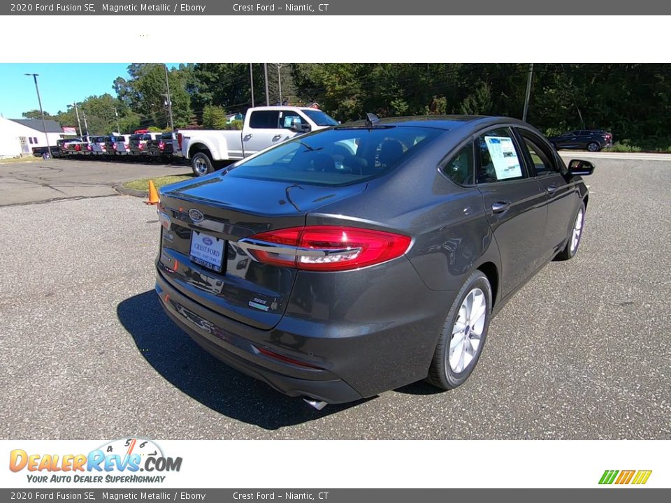 2020 Ford Fusion SE Magnetic Metallic / Ebony Photo #7