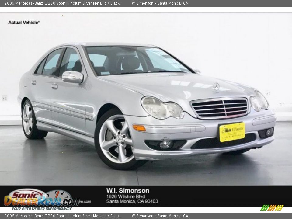 2006 Mercedes-Benz C 230 Sport Iridium Silver Metallic / Black Photo #1