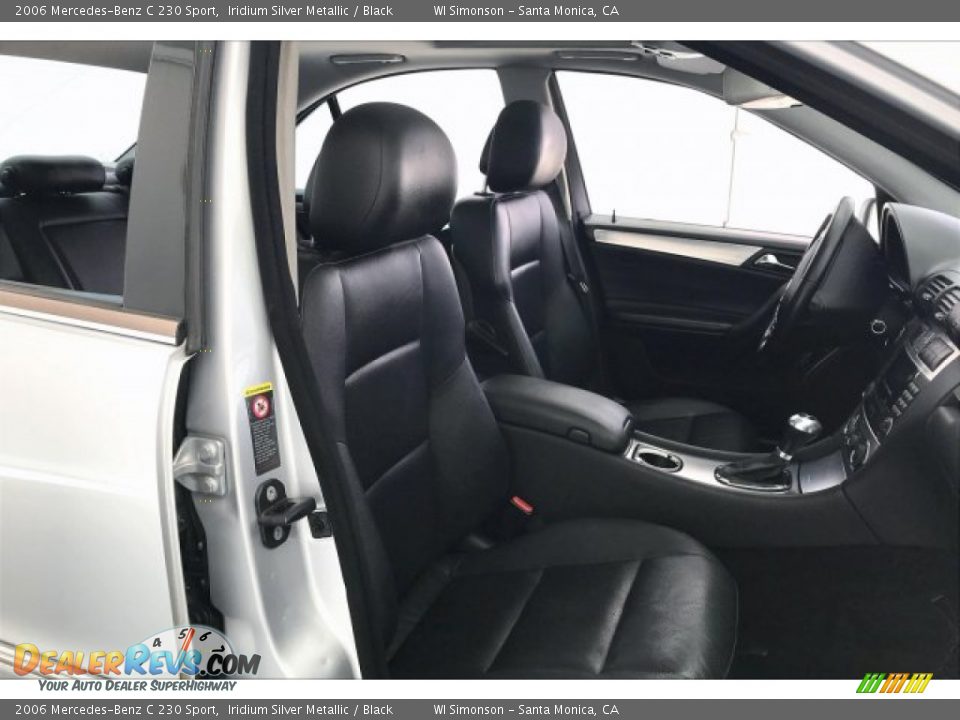 2006 Mercedes-Benz C 230 Sport Iridium Silver Metallic / Black Photo #6
