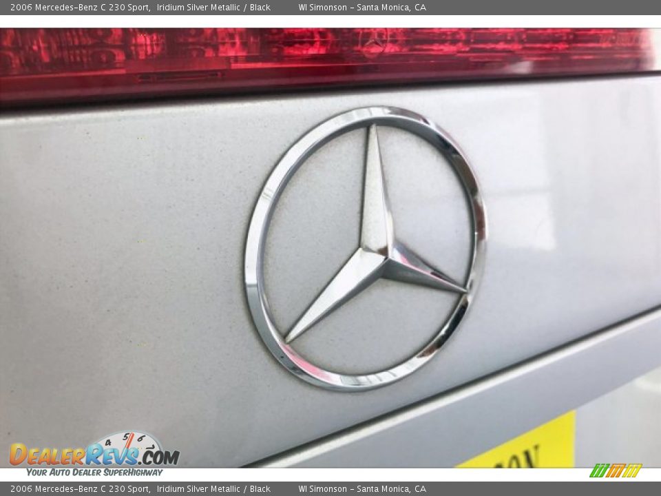 2006 Mercedes-Benz C 230 Sport Iridium Silver Metallic / Black Photo #7