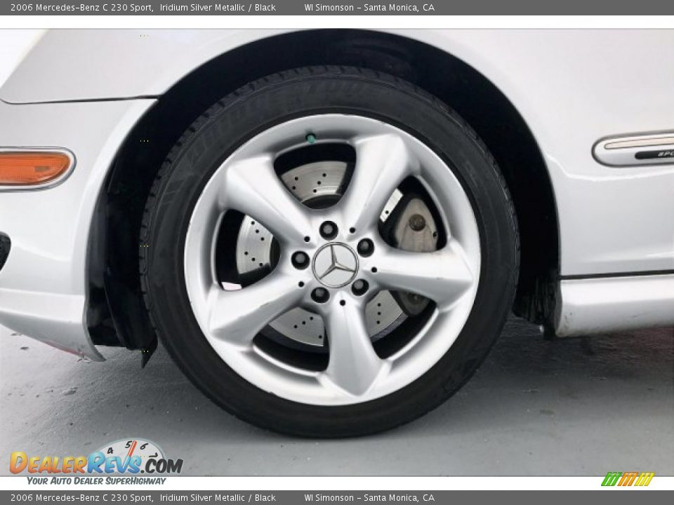 2006 Mercedes-Benz C 230 Sport Iridium Silver Metallic / Black Photo #8