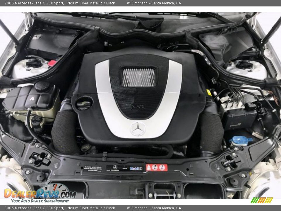 2006 Mercedes-Benz C 230 Sport Iridium Silver Metallic / Black Photo #9