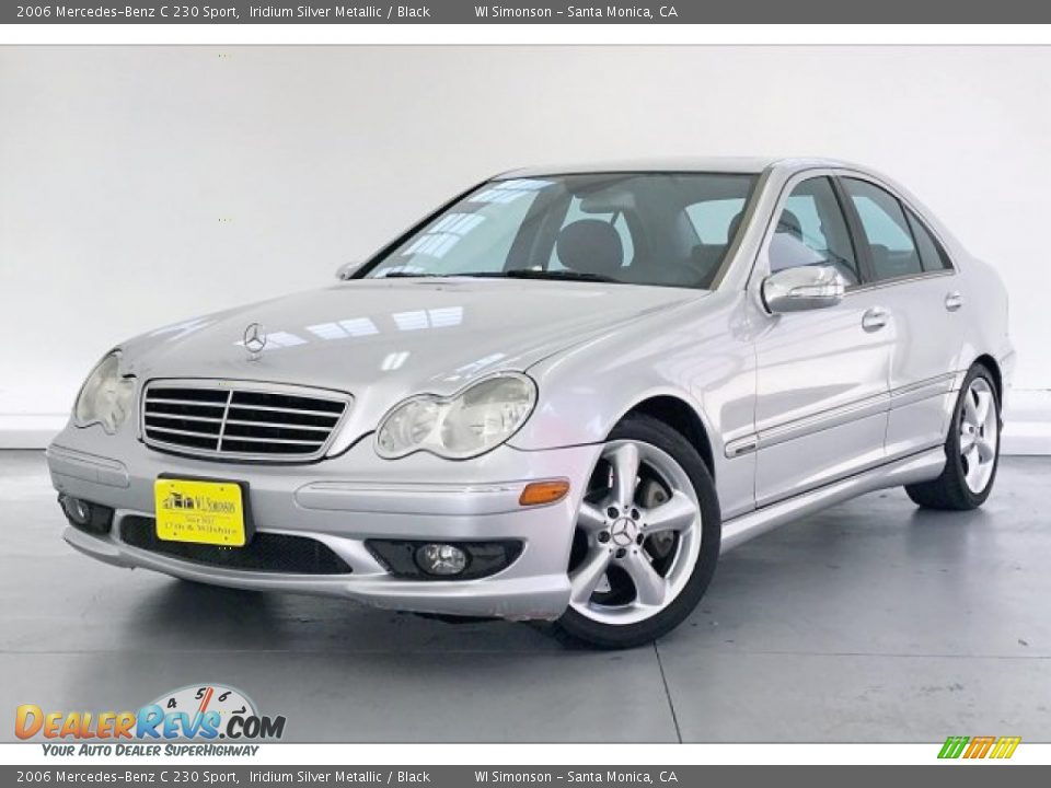 2006 Mercedes-Benz C 230 Sport Iridium Silver Metallic / Black Photo #12
