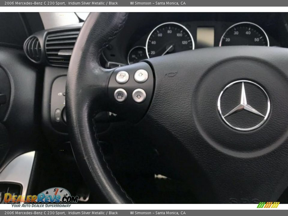 2006 Mercedes-Benz C 230 Sport Iridium Silver Metallic / Black Photo #18