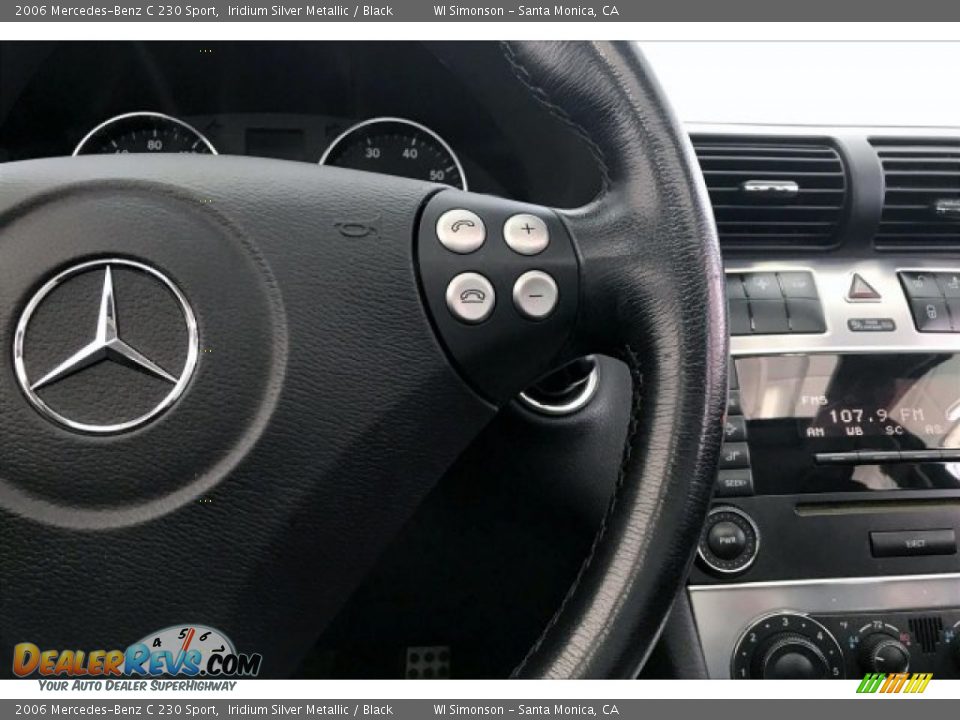 2006 Mercedes-Benz C 230 Sport Iridium Silver Metallic / Black Photo #19