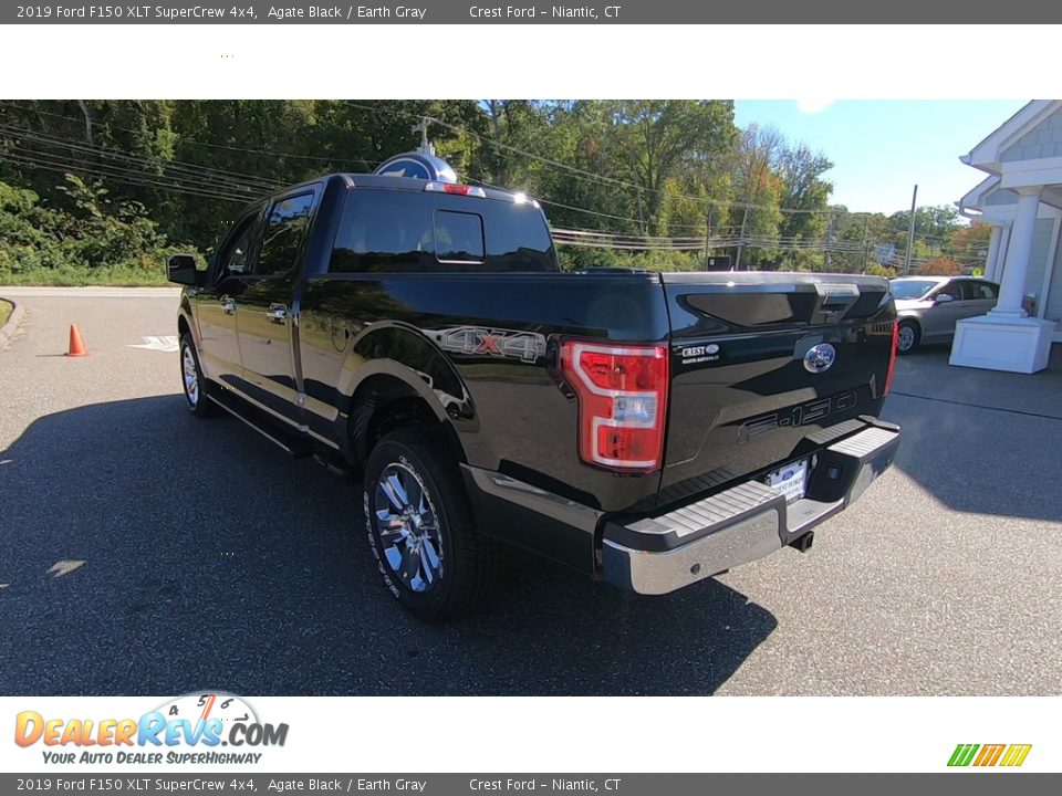 2019 Ford F150 XLT SuperCrew 4x4 Agate Black / Earth Gray Photo #5
