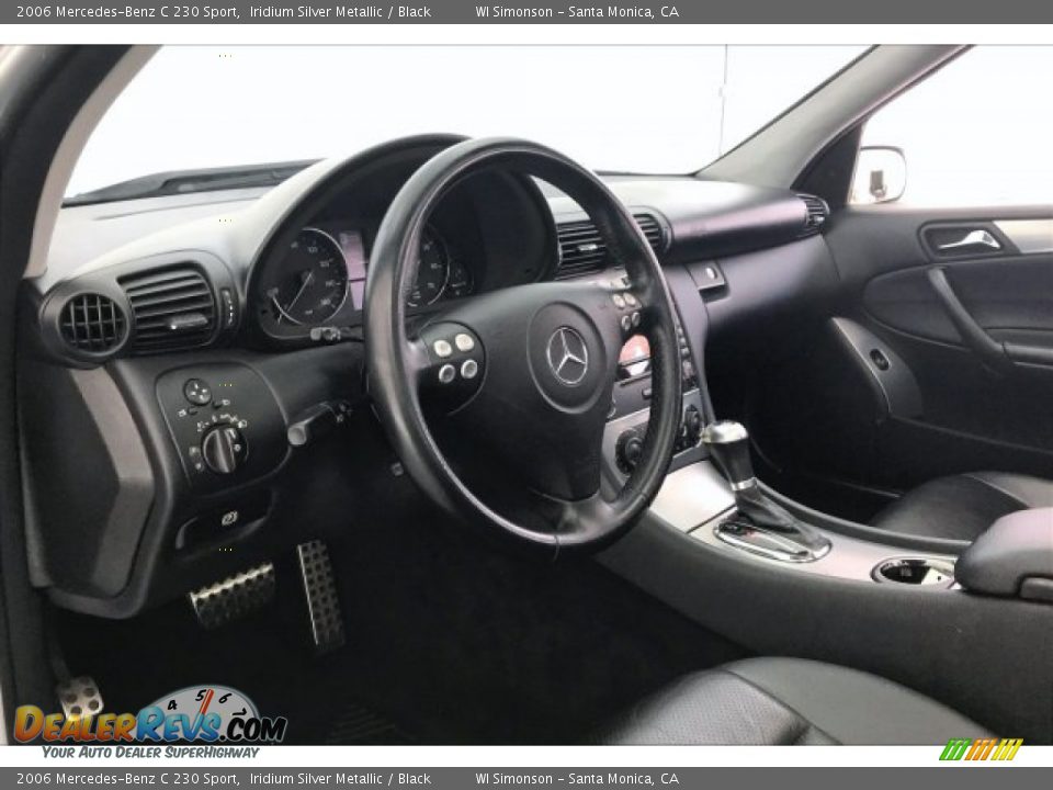 2006 Mercedes-Benz C 230 Sport Iridium Silver Metallic / Black Photo #20