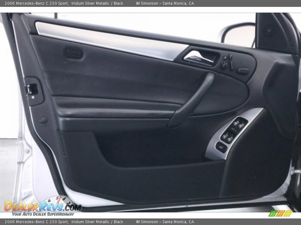 2006 Mercedes-Benz C 230 Sport Iridium Silver Metallic / Black Photo #23
