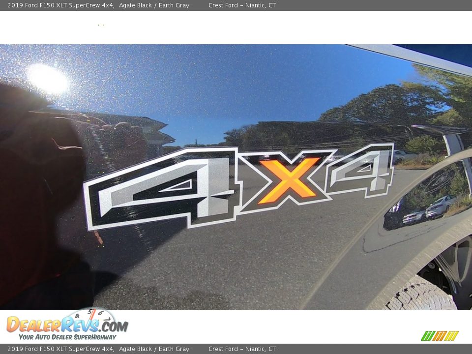 2019 Ford F150 XLT SuperCrew 4x4 Agate Black / Earth Gray Photo #9