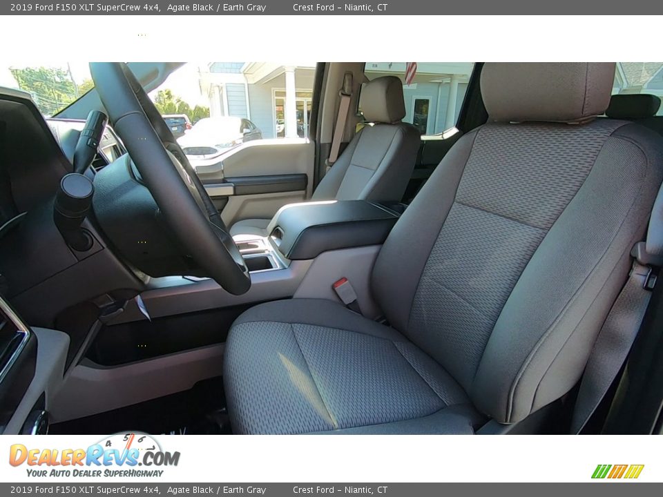 2019 Ford F150 XLT SuperCrew 4x4 Agate Black / Earth Gray Photo #11