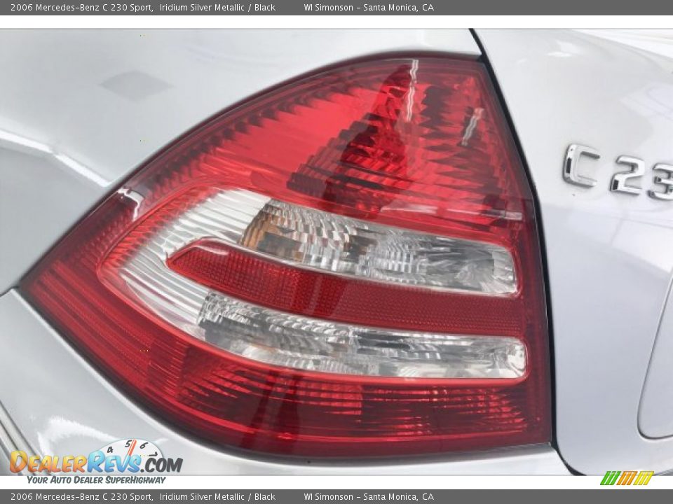 2006 Mercedes-Benz C 230 Sport Iridium Silver Metallic / Black Photo #24