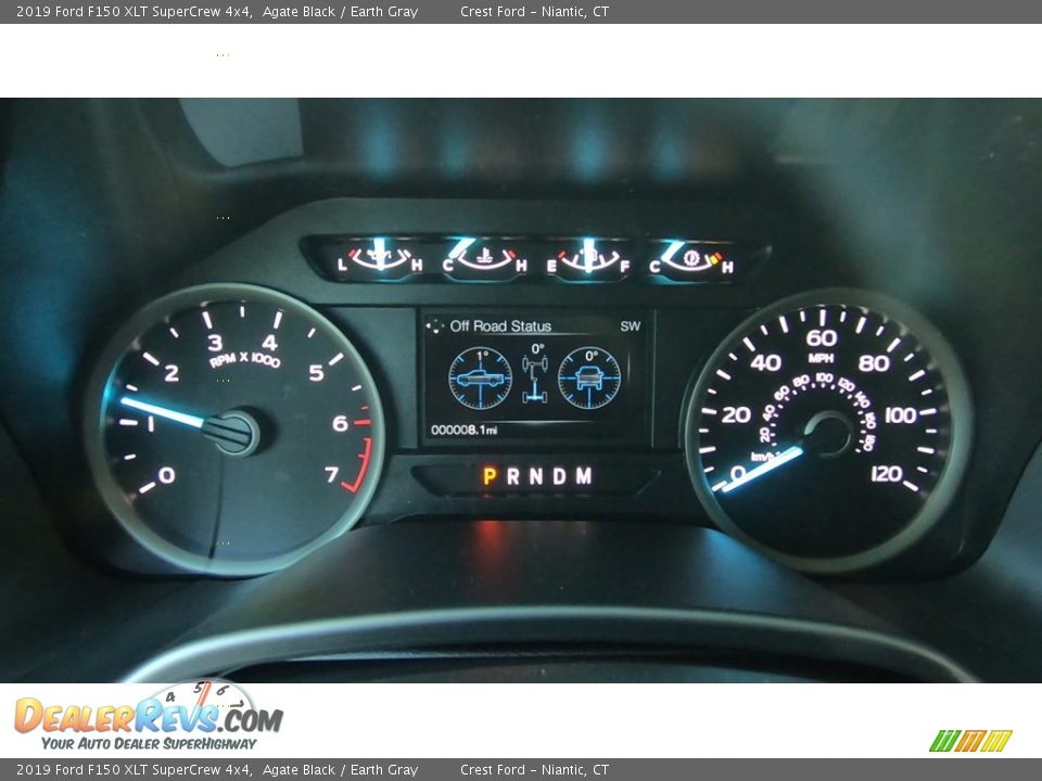 2019 Ford F150 XLT SuperCrew 4x4 Agate Black / Earth Gray Photo #13