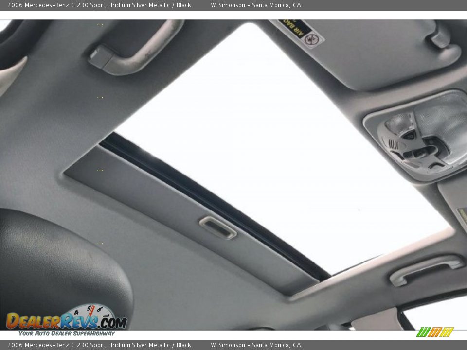 2006 Mercedes-Benz C 230 Sport Iridium Silver Metallic / Black Photo #27