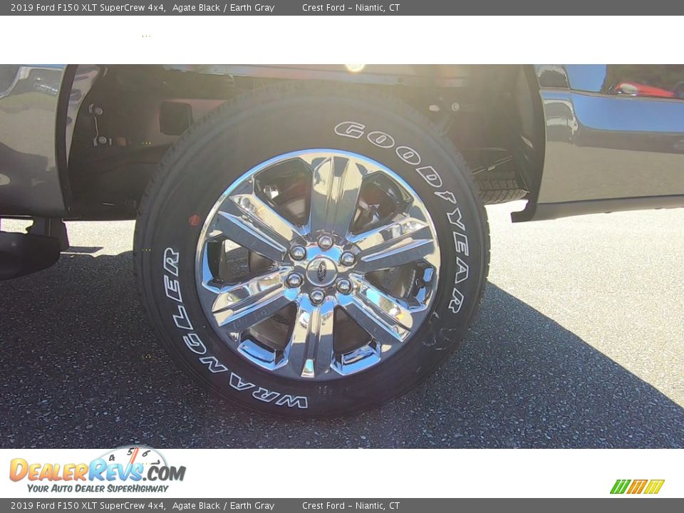 2019 Ford F150 XLT SuperCrew 4x4 Agate Black / Earth Gray Photo #19